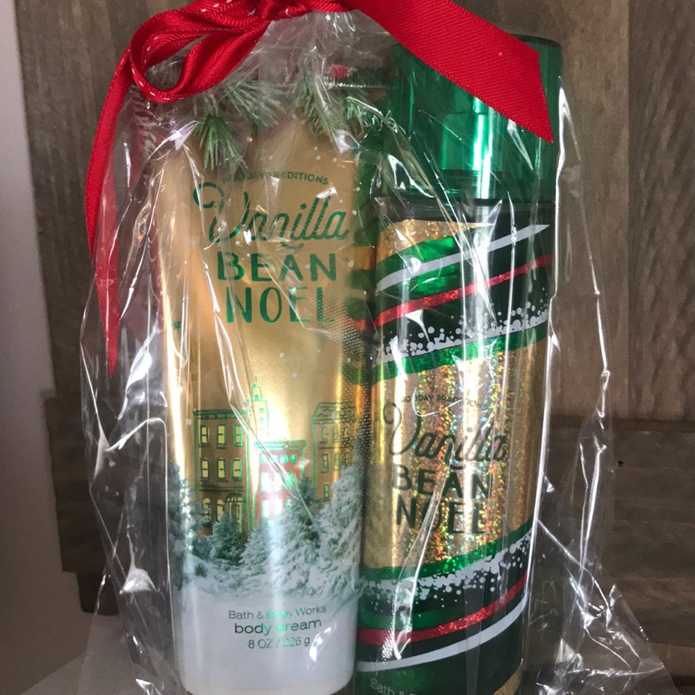 BNWT Bath & Body Works Vanilla Bean Noel gift set